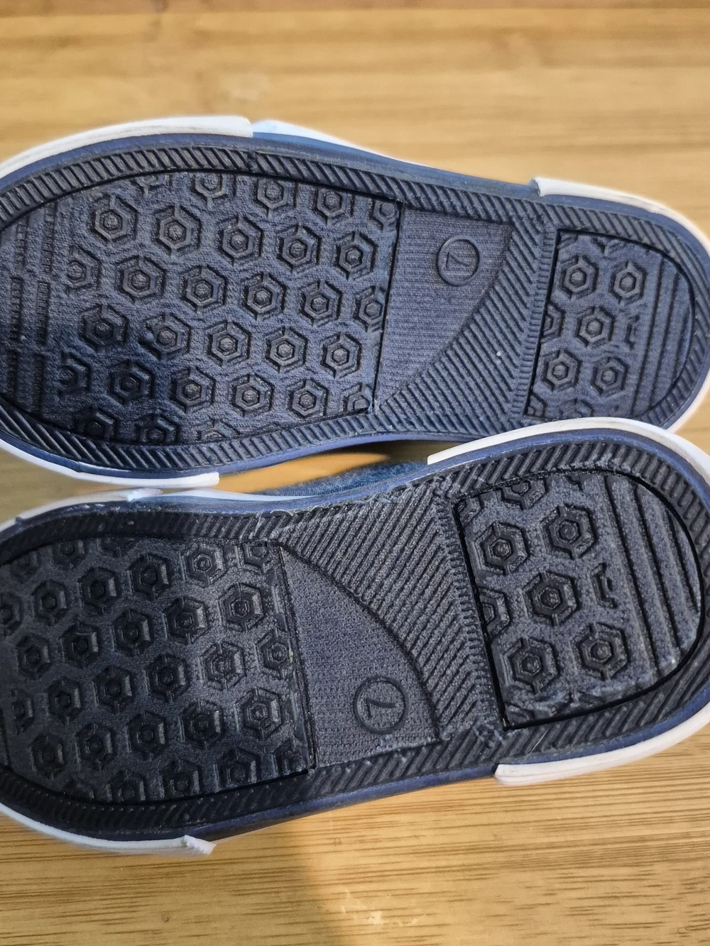 Toddler Denim-Look Velcro Casual Shoes - Blue